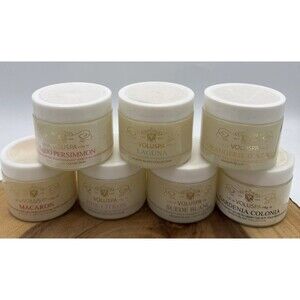 Voluspa Madison Blanc Collection 1.7 Oz Sample Candles Set Of 7